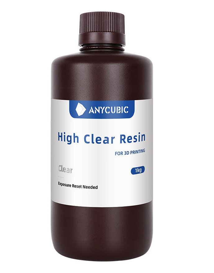 Anycubic High Clear UV smola – 1 kg – prozirna