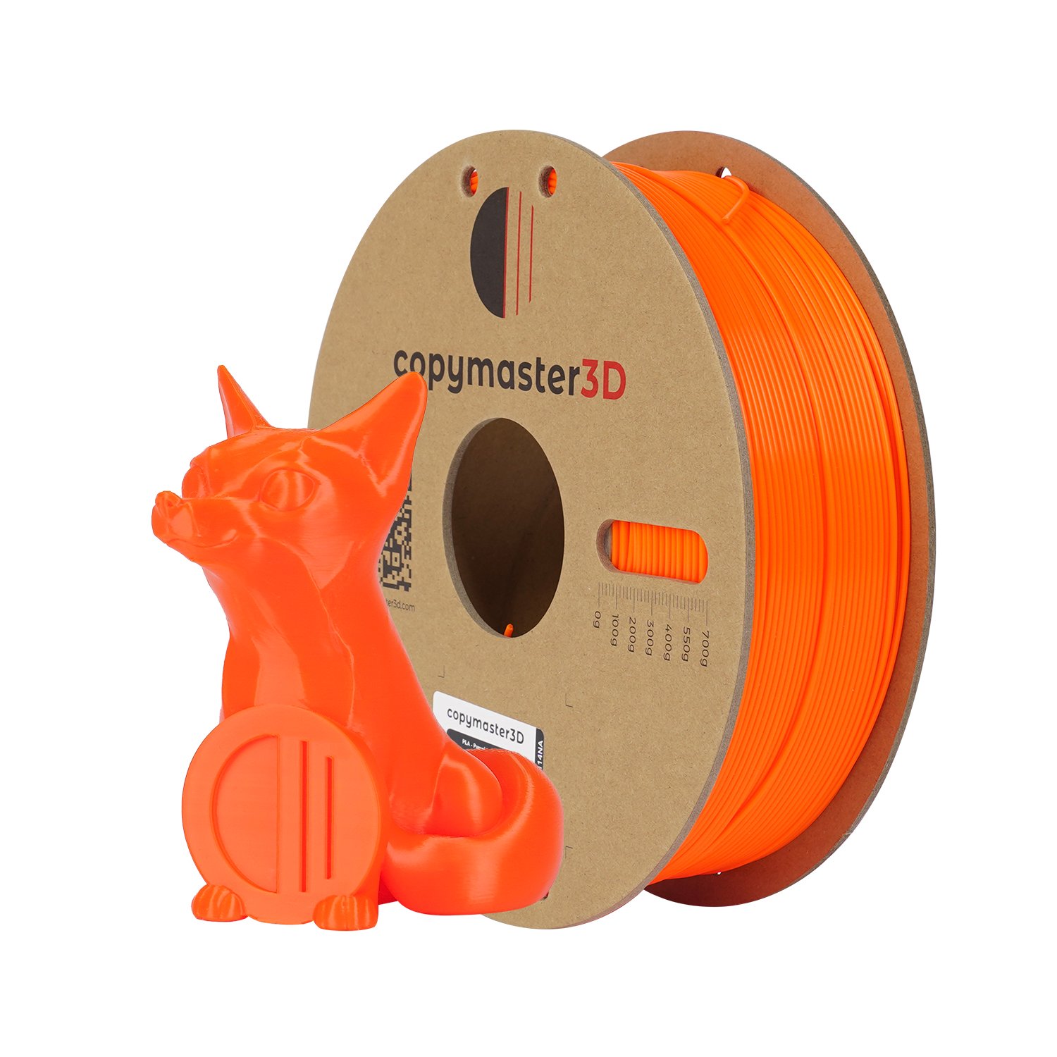Copymaster3D PLA filament 1,75 mm 1 kg – narandžasti