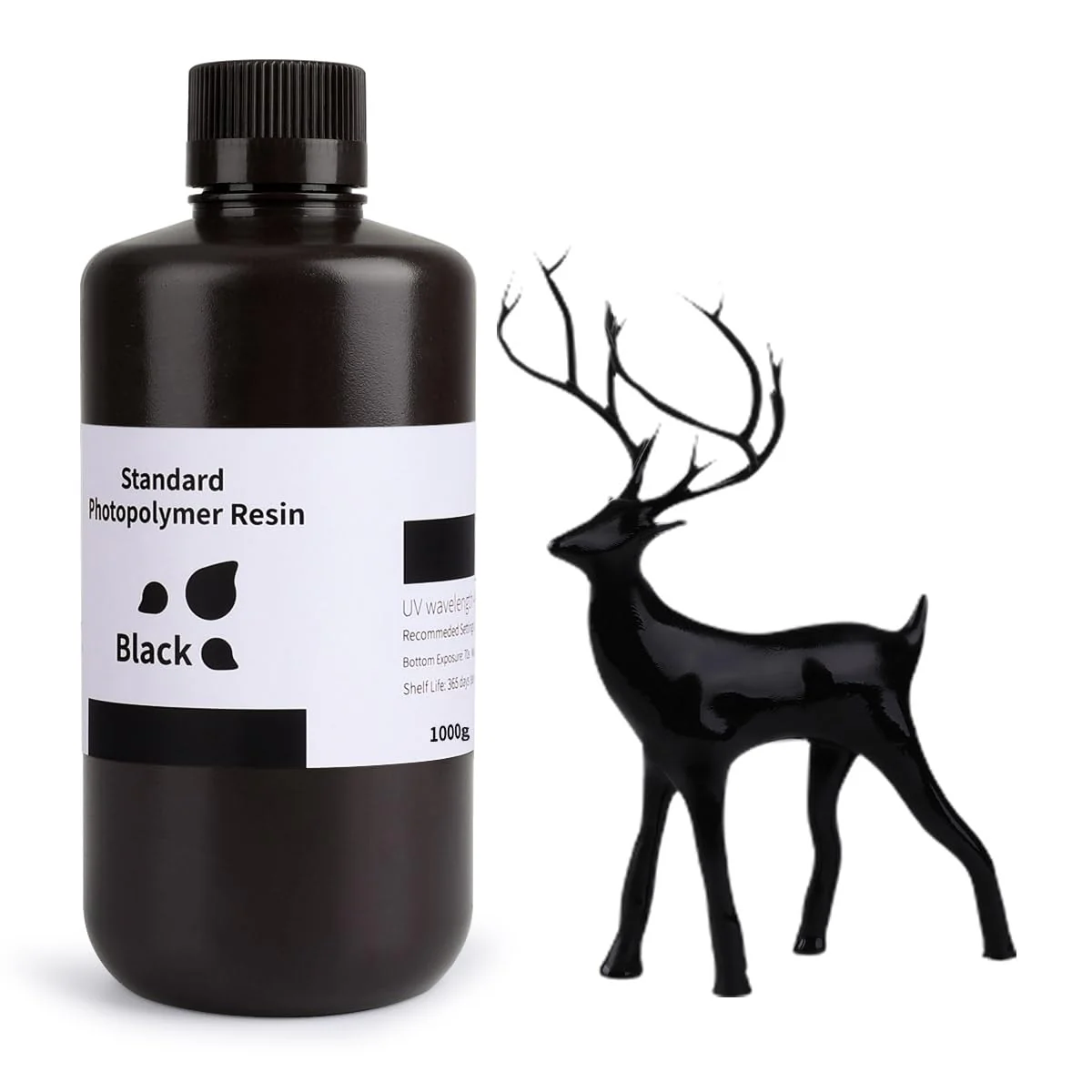 ELEGOO Standard Photopolymer smola – 1 kg – siva