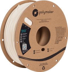 Polymaker PolyLite LW-PLA filament 1,75 mm 800 g – White