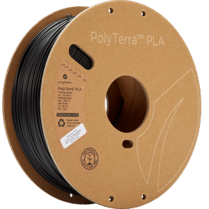 Polymaker PolyTerra PLA filament 1,75 mm 1 kg – antracit crni