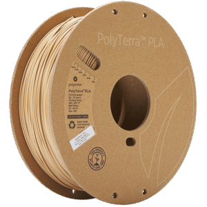 Polymaker PolyTerra PLA filament 1,75 mm 1 kg – peanut bež