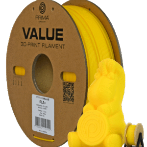 PrimaCreator PrimaValue PLA+ filament 1,75 mm 1 kg – žuti