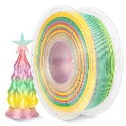 Sunlu Silk PLA+ filament 1,75 mm 1 kg – Rainbow