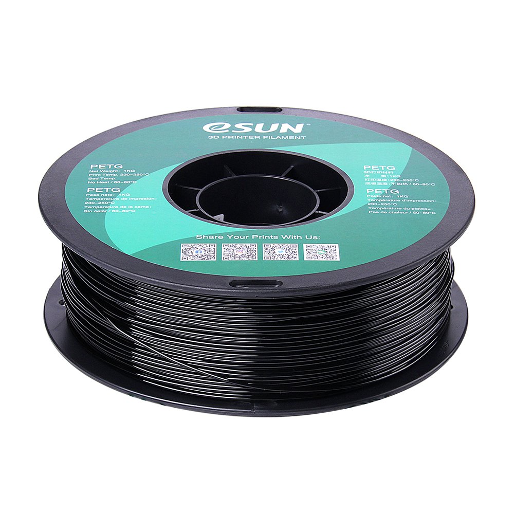 eSUN PETG filament 1,75 mm 1 kg – crni - Image 3
