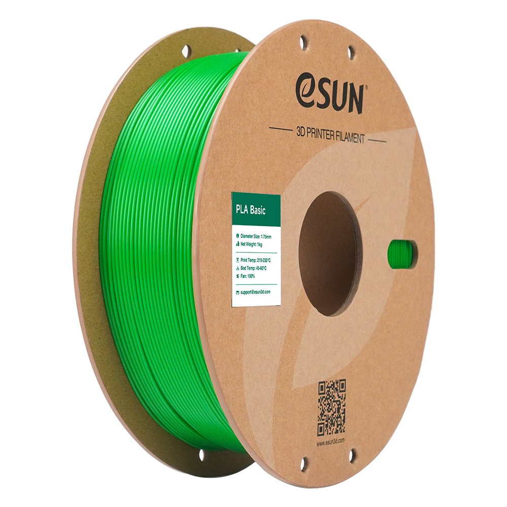 eSUN PLA-Basic filament 1,75 mm 1 kg – zeleni